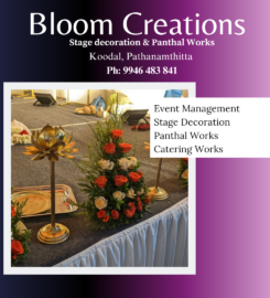 Bloom Creations Ι Best Stage Decoration in Pathanamthitta