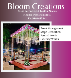 Bloom Creations Ι Best Stage Decoration in Pathanamthitta