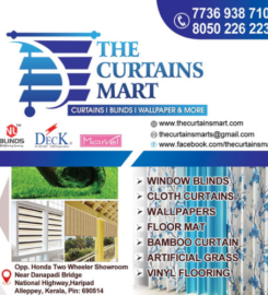 The Curtains Mart : Best Curtain Shop in Haripad